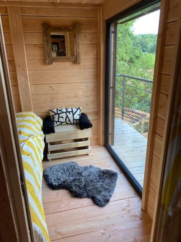 Le Moonloft Insolite Tiny-House Dans Les Arbres & 1 Seance De Sauna Pour 2 Avec Vue Panoramique Osenbach Exteriör bild