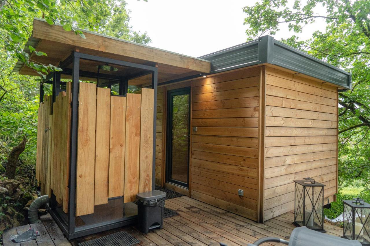 Le Moonloft Insolite Tiny-House Dans Les Arbres & 1 Seance De Sauna Pour 2 Avec Vue Panoramique Osenbach Exteriör bild
