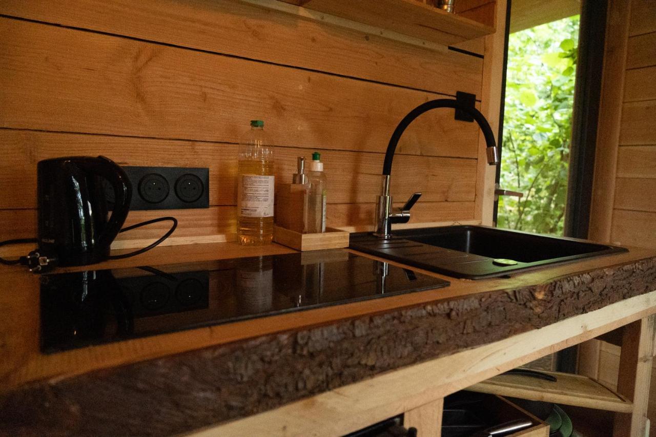 Le Moonloft Insolite Tiny-House Dans Les Arbres & 1 Seance De Sauna Pour 2 Avec Vue Panoramique Osenbach Exteriör bild