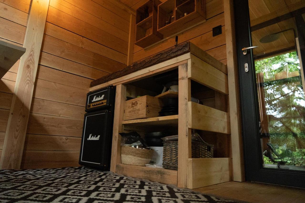 Le Moonloft Insolite Tiny-House Dans Les Arbres & 1 Seance De Sauna Pour 2 Avec Vue Panoramique Osenbach Exteriör bild