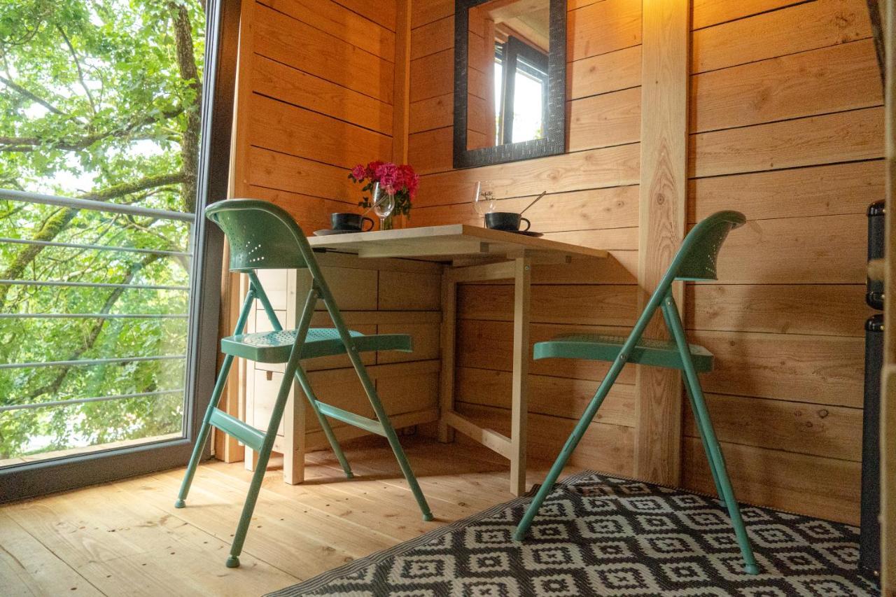 Le Moonloft Insolite Tiny-House Dans Les Arbres & 1 Seance De Sauna Pour 2 Avec Vue Panoramique Osenbach Exteriör bild